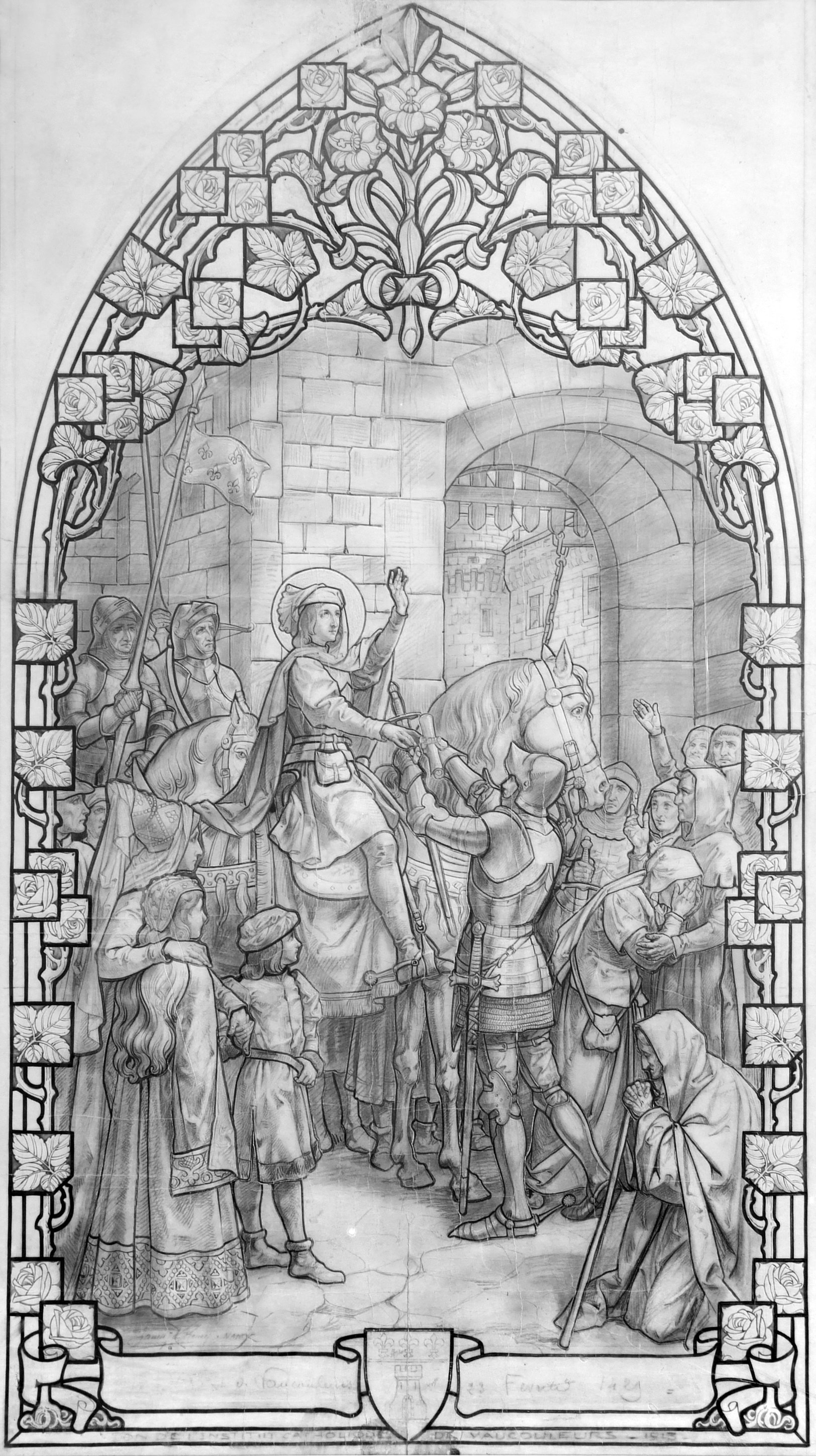 Départ de Jeanne d'après Scherrer (titre d'usage)